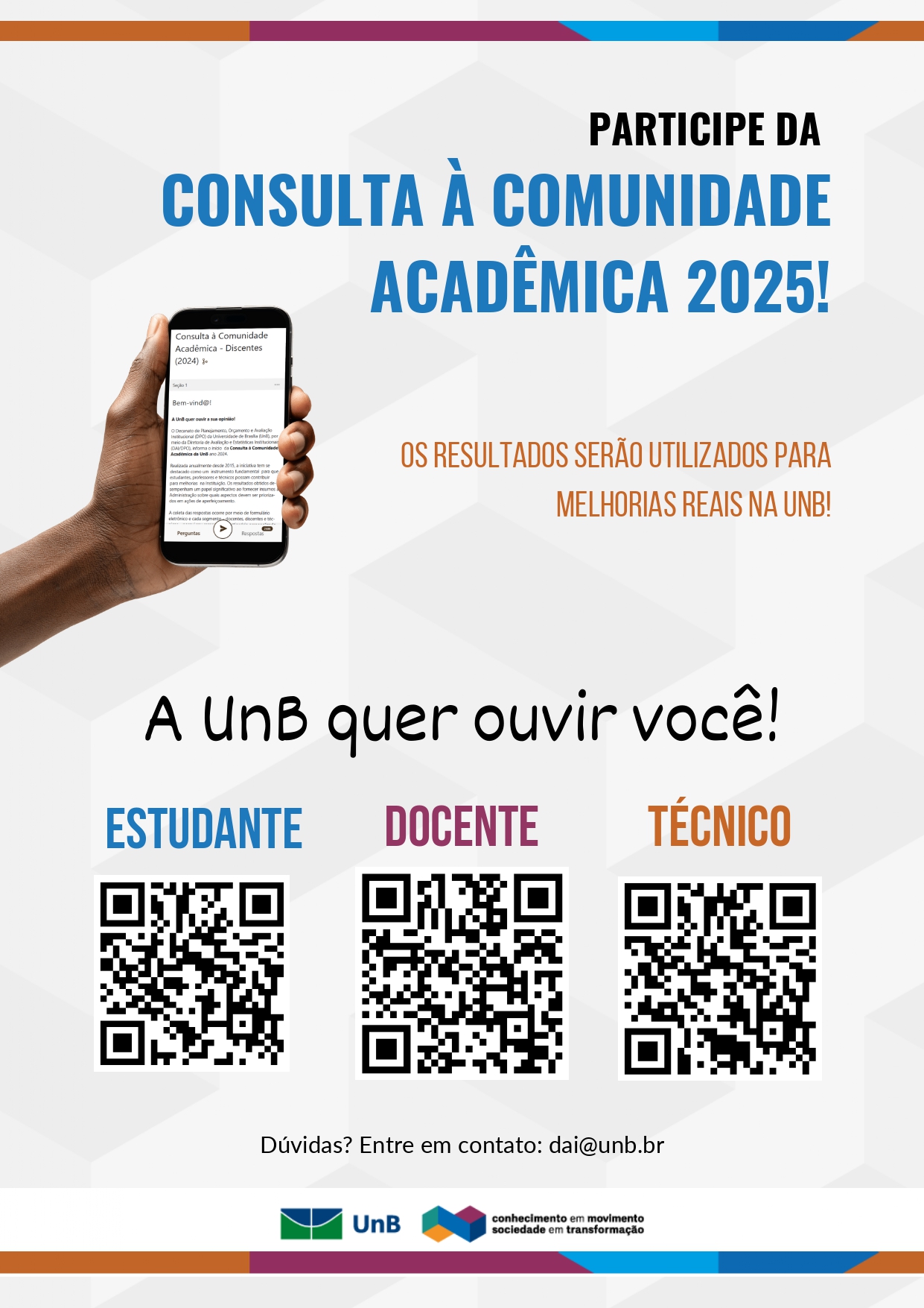 Consulta à comunidade acadêmica 2025.